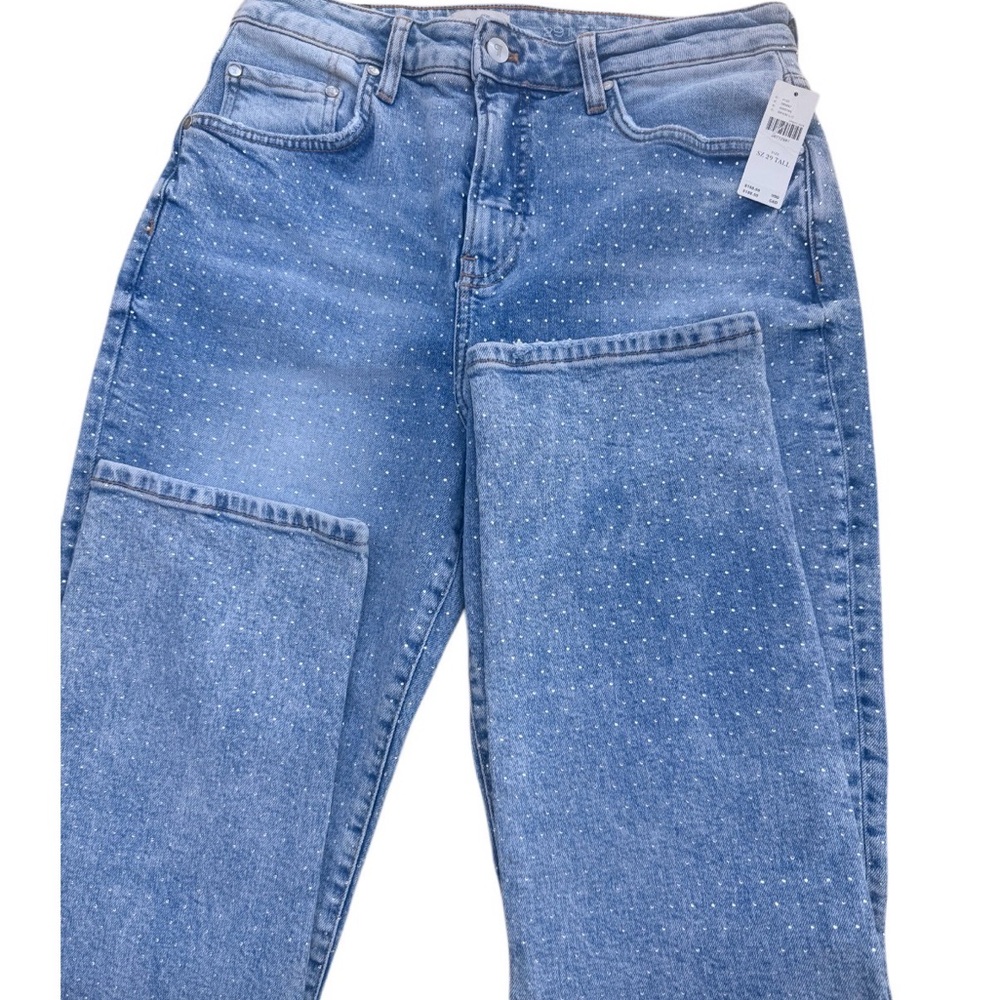 Anthropologie Pilcro Rhinestones Jeans, 29Tall jeans women (size 8-10)